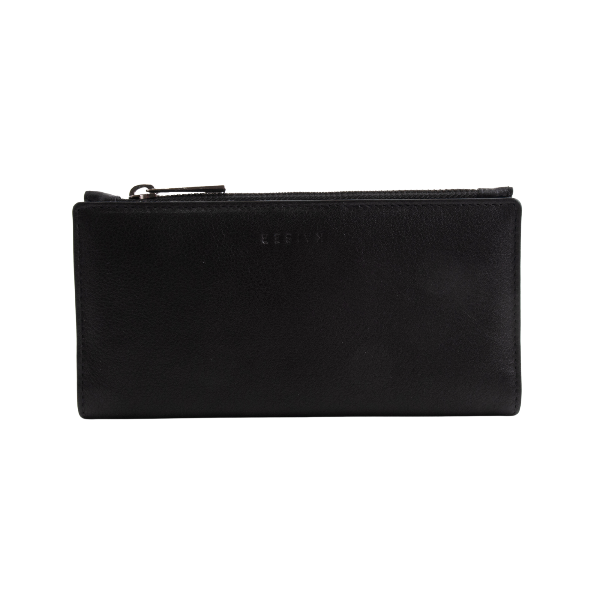 K&Co. Genuine Leather Purse - BLACK